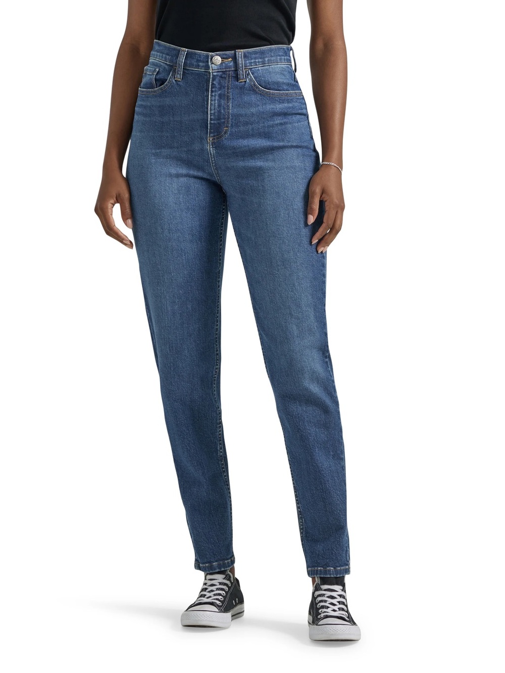 Lee Vintage High Rise Straight Leg Cotton Jeans Size 12